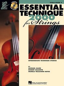 Essential Technique 2000 for Strings Viola Book 3 Bk/cd