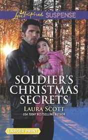 Soldier's Christmas Secrets (Justice Seekers, Bk 1) (Love Inspired Suspense, No 784) (Larger Print)