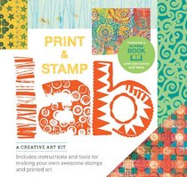 Print and Stamp Lab Kit: A Creative Kit for Making Your Own Stamps - Includes 32-page book with instructions for making your own awesome stamps