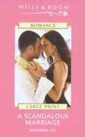 A Scandalous Marriage (Large Print)