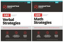 GRE Math & Verbal Strategies Set: Effective Strategies & 6 Online Practice Tests from 99th Percentile Instructors (Manhattan Prep GRE Strategy Guides)