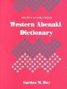 Western Abenaki Dictionary: English-Abenaki (Mercury Series)