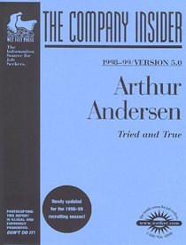 Arthur Andersen: The WetFeet.com Insider Guide (Wetfoot.Com Insider Guide)