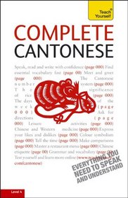 Complete Cantonese: A Teach Yourself Guide (Teach Yourself Language)