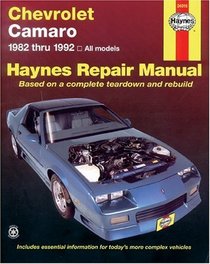 Haynes Repair Manuals: Chevrolet Camaro, 1982-1992