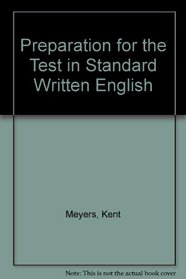 Preparation for the Test in Standard Written English