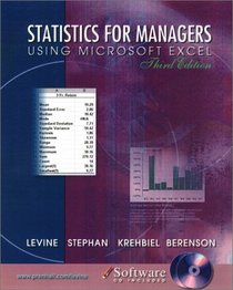 Statistics for Managers Using Microsoft Excel (3rd Edition)