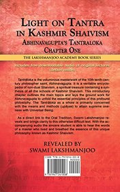 Light on Tantra in Kashmir Shaivism: Chapter One of Abhinavagupta's Tantraloka
