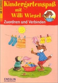 Kindergartenspa mit Willi Wiesel. Zuordnen und verbinden. ( Ab 4 J.).