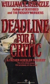 Deadline for a Critic (Father Koesler, Bk 9)