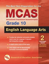 MCAS ELA Language Arts Grade 10 (REA)