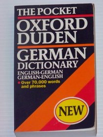 The Pocket Oxford-Duden German Dictionary