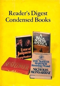 Reader's Digest Condensed Books Vol. 3 (1979) (Sunflower, The Master Mariner: Running Proud, Error Of Judgment, A Walk Across America)