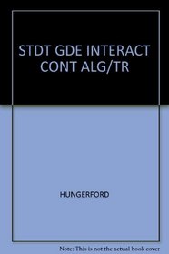 Student Guide (with Pin Code) for Hungerford's Interactive Contemporary College Algebra and Trigonometry