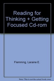 Read For Thinking Fourth Edition And Getting Focused Cd-rom