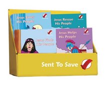 Sent to Save display with 24 Books