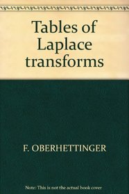 Tables of Laplace transforms