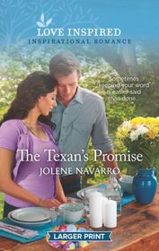 The Texan's Promise (Cowboys of Diamondback Ranch, Bk 3) (Love Inspired, No 1270) (Larger Print)