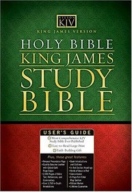 Holy Bible King James Study Bible - Personal Size