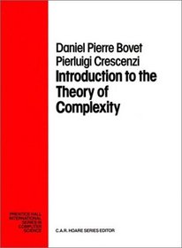 Introduction to the Theory of Complexity (Prentice Hall International Series in Computer Science)