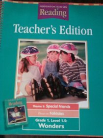 Houghton Mifflin Reading Teacher's Edition Grade 1 Theme #9 Special Friends
