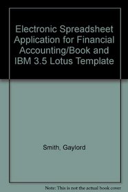 Electronic Spreadsheet Application for Financial Accounting/Book and IBM 3.5 Lotus Template