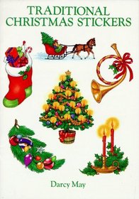 Traditional Christmas Stickers: 20 Pressure-Sensitive Designs