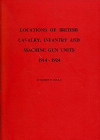 LOCATIONS OF BRITISH CAVALRY INFANTRY AND MACHINE GUN UNITS 1914-1924