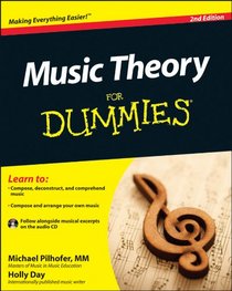 Music Theory For Dummies, with Audio CD (For Dummies (Career/Education))