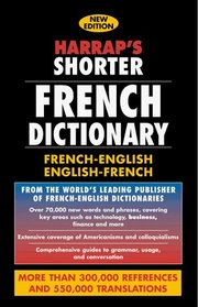 Dic Harrap's Shorter Dictionary: English-French/French-English