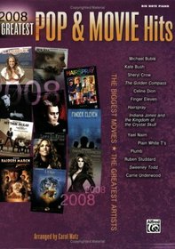 2008 Greatest Pop & Movie Hits: Big Note Piano