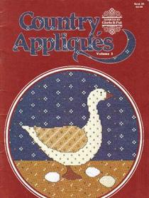 Country Appliques Vol 1 (Counted Thread Cross Stitch)