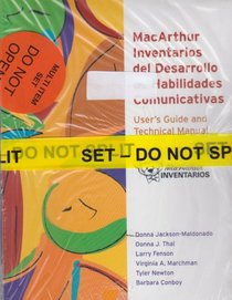 MacArthur-Bates Inventario del Desarrollo de Habilidades Comunicativas (Spanish Edition)