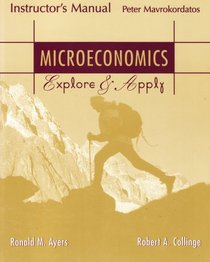 Mavrokordatos Instructor's Manual (Microeconomics: Explore & Apply)