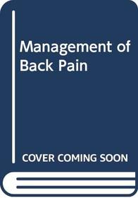 Management of Back Pain