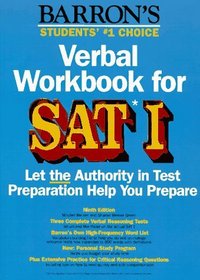 Verbal Workbook for Sat I (Barron's Verbal Workbook for Sat I)