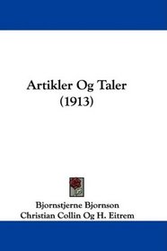 Artikler Og Taler (1913)