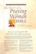 The Power of a Praying Woman Bible: Prayer And Study Helps by Stormie Omartian - Plum Bonded Leather