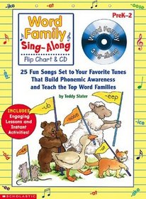 Word Family Sing-Along Flip Chart  CD