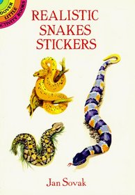 Realistic Snakes Stickers (Dover Little Activity Books)