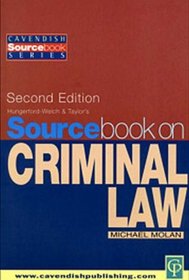 Sourcebook on Criminal Law 2nd edition