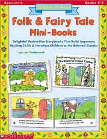 15 Easy-to-Read Folk  Fairy Tale Mini-books (Grades K-2)