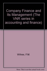 Company Finance and Its Management (VNR Series in Accounting and Finance)