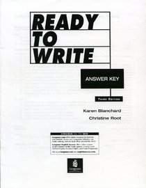 Ready to Write Answer Key (Third Edition)