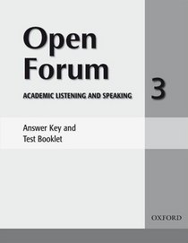 Blackwell: Open Forum 3 AK & Test Bk P