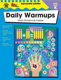 The 100+ Series Daily Warmups, Grade K: Math Problems & Puzzles (100+)