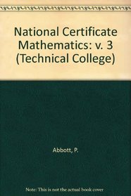 National Certificate Mathematics: v. 3 (Technical College)