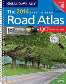 USA, Road Atlas, Midsize Deluxe Easy To Read, Spiral Bound 2014 (Rand Mcnally Road Atlas Deluxe Midsize)