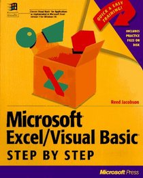 Microsoft Excel/Visual Basic: Step by Step (Step By Step Series)