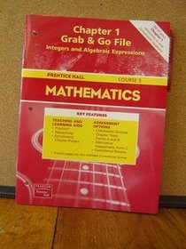 Mathematics Chapter 1 Grab&Go File Integers and Algebraic Expressions